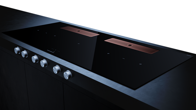 Индукционная варочная поверхность с вытяжкой Kuppersbusch KMI 12850.0 SR-E Copper (preview 3)