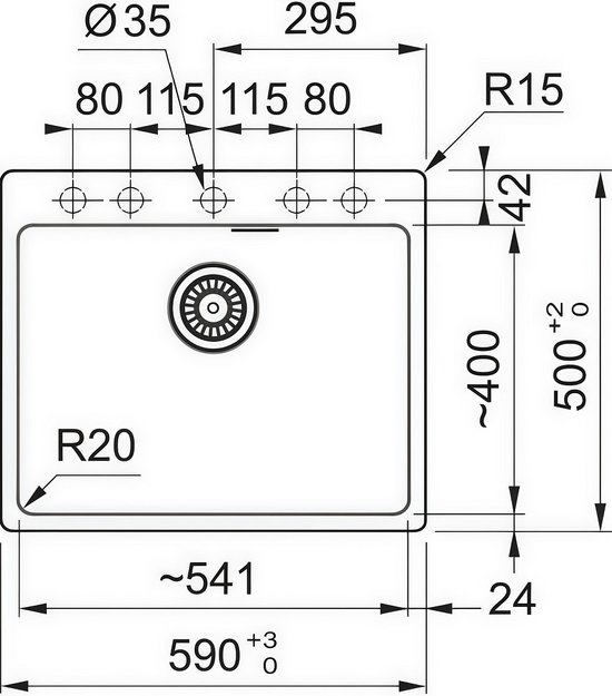 Мойка Franke MRG 610-54 FTL сахара (фото 2) Мойка Franke MRG 610-54 FTL сахара (preview 2)