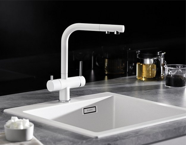 Смеситель Blanco FONTAS II 526943 Silgranit мягкий белый (preview 6)