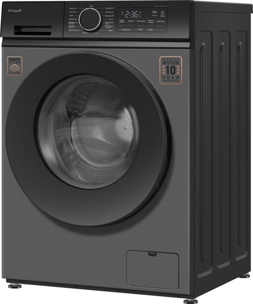 Стиральная машина Weissgauff WM 601411 Inverter Steam Grey (preview 4)