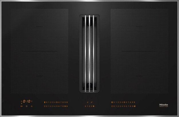 Индукционная варочная панель с вытяжкой Miele KMDA 7634 FR (фото 1) Индукционная варочная панель с вытяжкой Miele KMDA 7634 FR (preview 1)