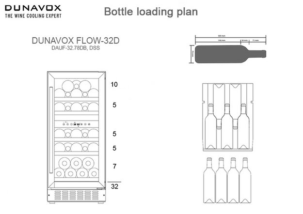 Встраиваемый винный шкаф Dunavox DAUF-32.78DC (фото 1) Встраиваемый винный шкаф Dunavox DAUF-32.78DC (preview 1)