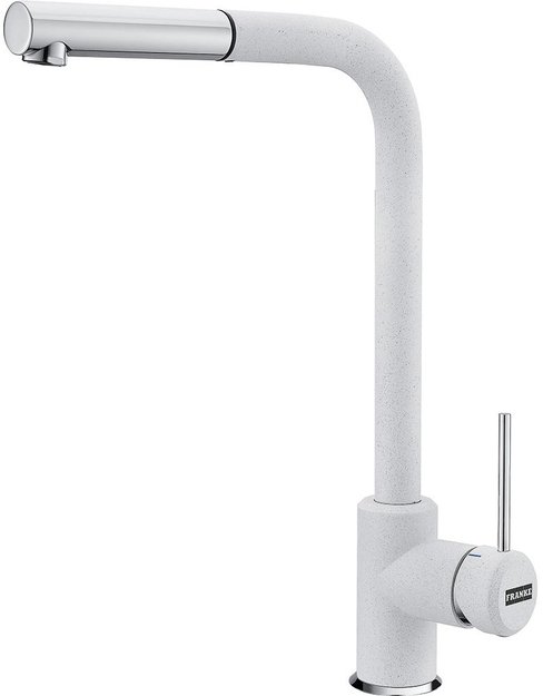 Смеситель Franke Sirius c выдвижном носиком Хром/Белый (preview 1)