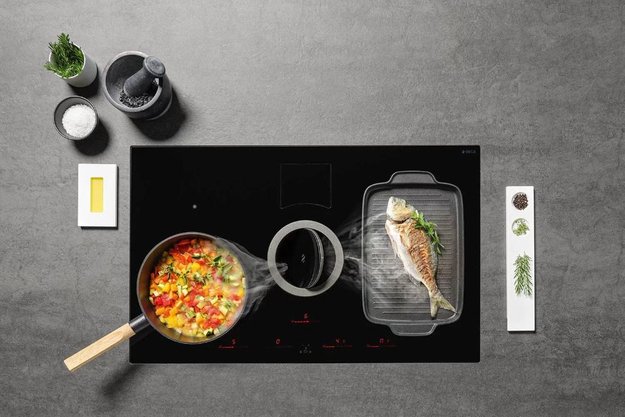 Варочная панель с вытяжкой Elica NIKOLATESLA SWITCH BL/F/83 (фото 3) Варочная панель с вытяжкой Elica NIKOLATESLA SWITCH BL/F/83 (preview 3)