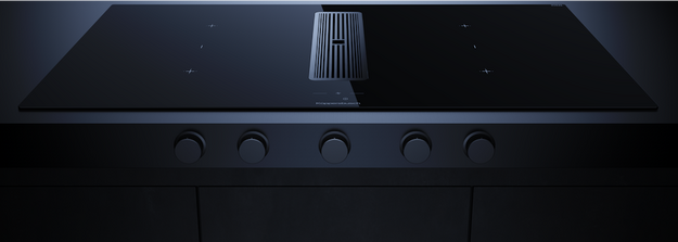 Индукционная варочная поверхность с вытяжкой Kuppersbusch KMI 9850.1 SR-E Copper (preview 2)