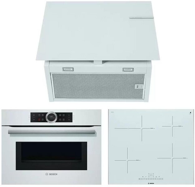 Bosch (духовой шкаф CMG633BW1 + варочная панель PIF672FB1E + вытяжка DWF65AJ20T) (preview 1)