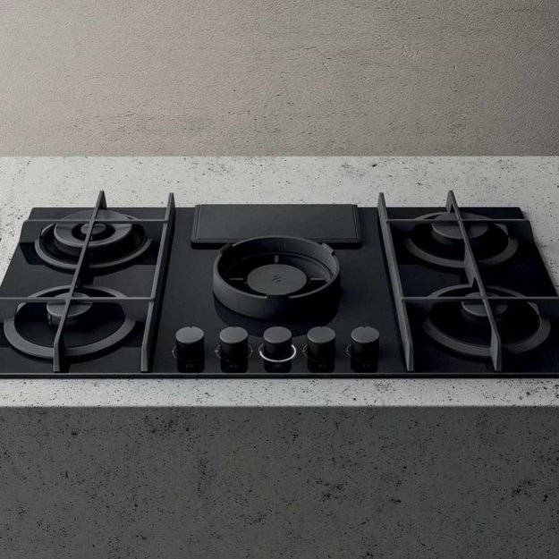 Варочная панель с вытяжкой Elica NIKOLATESLA FLAME BL/F/88 (фото 1) Варочная панель с вытяжкой Elica NIKOLATESLA FLAME BL/F/88 (preview 1)