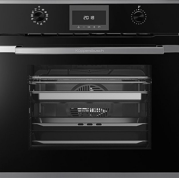 Духовой шкаф с паром Kuppersbusch BD 6340.0 S6 Black Steel (preview 1)
