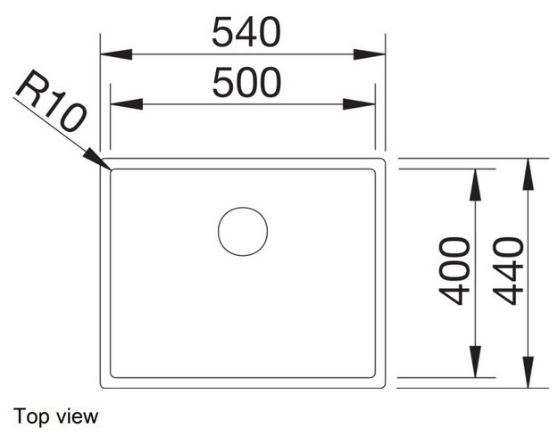 Мойка BLANCO CLARON 500-U нержавеющая сталь Durinox (фото 3) Мойка BLANCO CLARON 500-U нержавеющая сталь Durinox (preview 3)