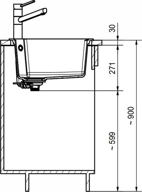 Мойка Franke UBG 610-72 снежно-белый (фото 4) Мойка Franke UBG 610-72 снежно-белый (preview 4)