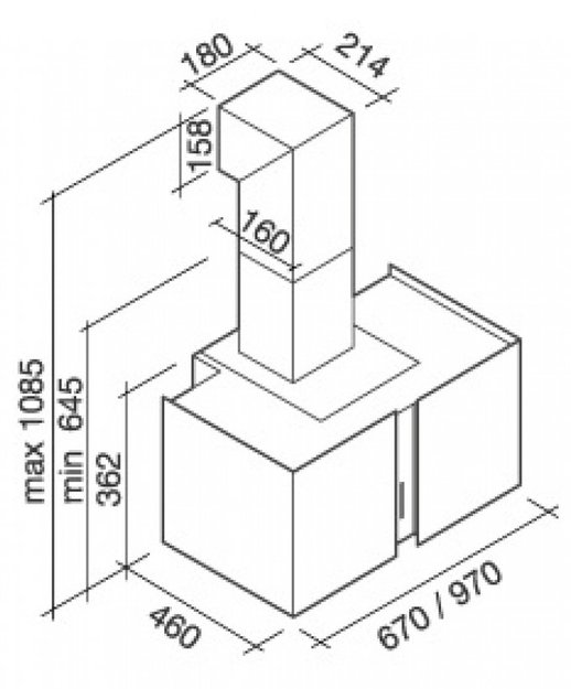 Вытяжка Falmec Mirabilia 67 Maia Vetro (800) ECP (preview 4)