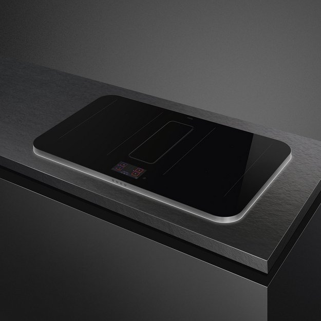 Варочная панель с вытяжкой Smeg HHSL7845X (preview 3)