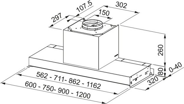 Встраиваемая вытяжка Franke FMY DRIP-FREE 120KL (preview 9)