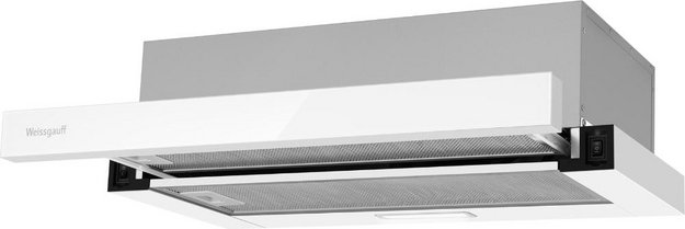 Встраиваемая вытяжка Weissgauff TEL 600 White Glass (preview 2)