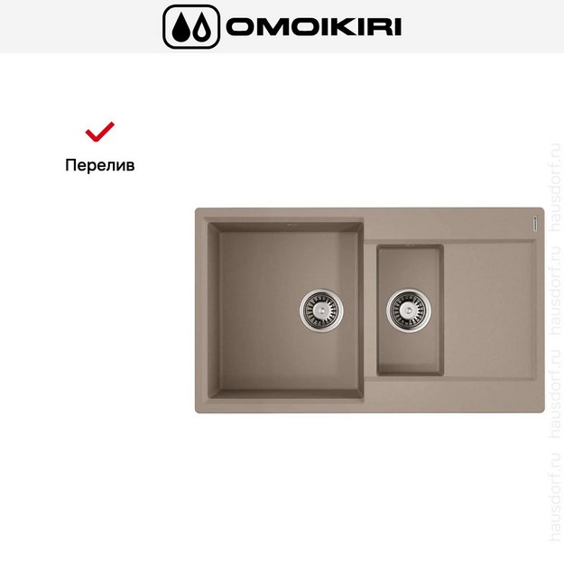 Мойка Omoikiri Daisen-86-2 SA (preview 7)