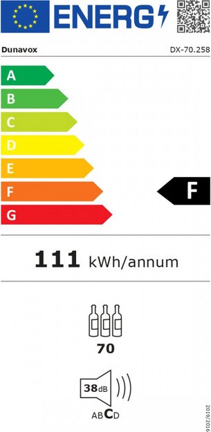 Винный шкаф Dunavox DX-70.258C (фото 5) Винный шкаф Dunavox DX-70.258C (preview 5)