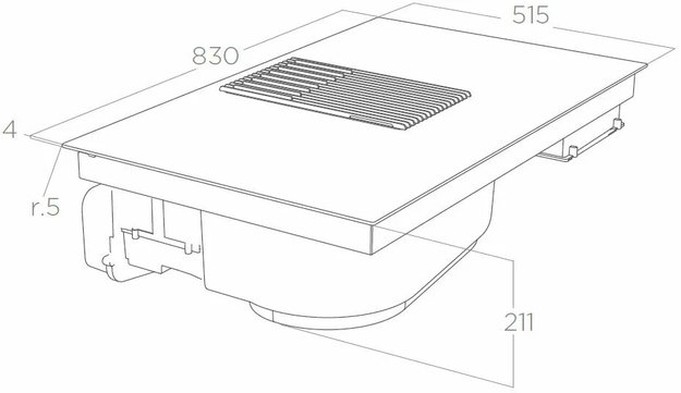 Варочная панель с вытяжкой Elica NIKOLATESLA LIBRA WH/F/83 (preview 4)
