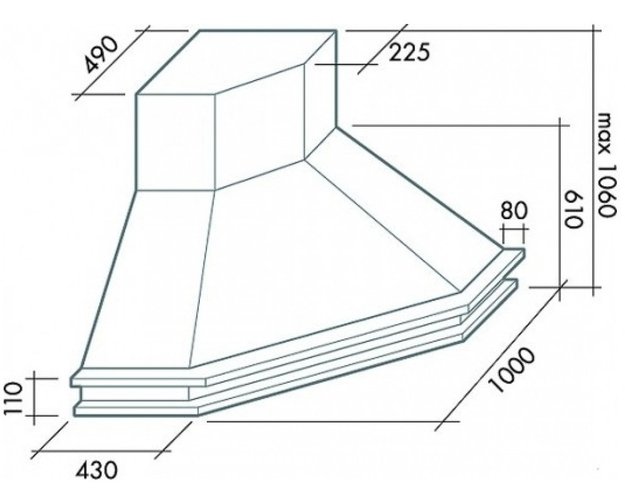 Вытяжка Falmec Tempo Antico Ang (600) S дуб (фото 3) Вытяжка Falmec Tempo Antico Ang (600) S дуб (preview 3)