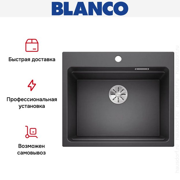 Мойка Blanco Etagon 6 антрацит клапан-автомат InFino 524539 (preview 17)