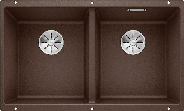 Мойка BLANCO SUBLINE 350/350-U Silgranit кофе (preview 1)
