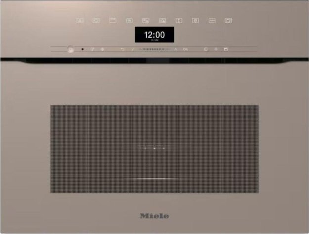 Компактный духовой шкаф с СВЧ Miele H7440 BMX Pearlbeige (фото 1) Компактный духовой шкаф с СВЧ Miele H7440 BMX Pearlbeige (preview 1)