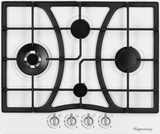 Газовая варочная панель Kuppersberg FS 604 W Silver (preview 1)