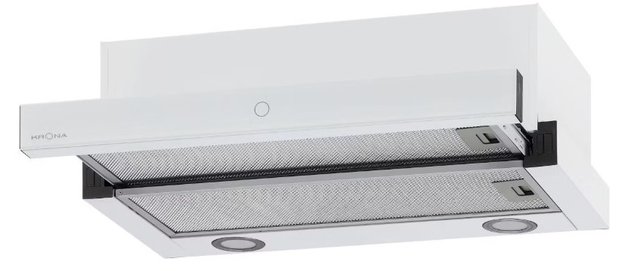 Встраиваемая вытяжка Krona KAMILLA T SENSOR 600 White (фото 1) Встраиваемая вытяжка Krona KAMILLA T SENSOR 600 White (preview 1)