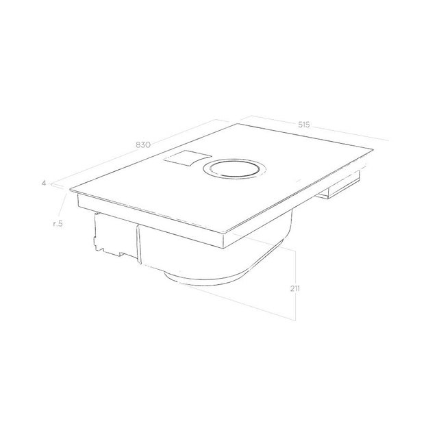 Варочная панель с вытяжкой Elica NIKOLATESLA SWITCH BL/F/83 (фото 9) Варочная панель с вытяжкой Elica NIKOLATESLA SWITCH BL/F/83 (preview 9)
