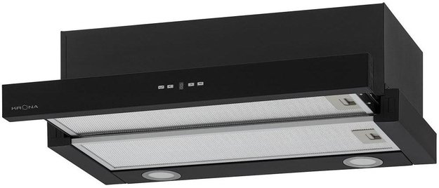 Встраиваемая вытяжка Krona KAMILLA TK 600 BLACK (1 мотор) (preview 1)
