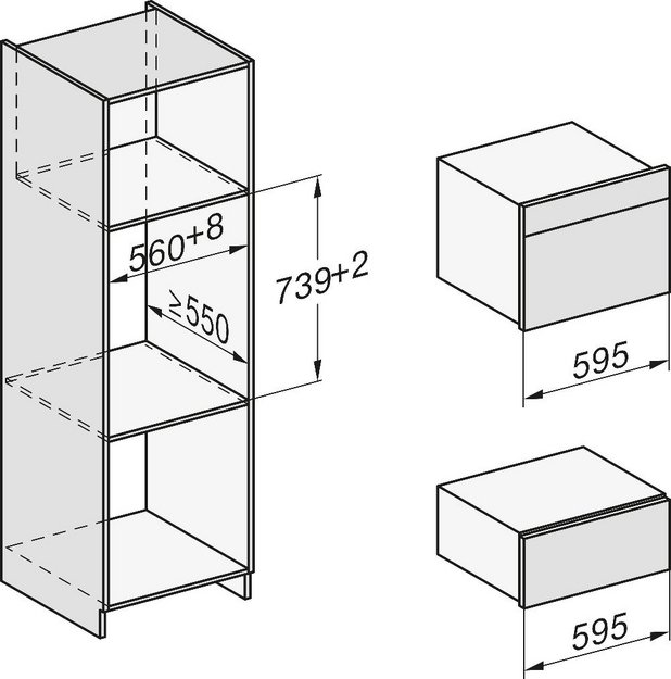 Встраиваемая пароварка Miele DGC 7845 HCX Pro Pearl beige (фото 9) Встраиваемая пароварка Miele DGC 7845 HCX Pro Pearl beige (preview 9)