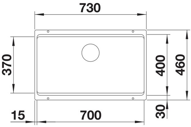 Мойка BLANCO ETAGON 700-U Silgranit белый (фото 4) Мойка BLANCO ETAGON 700-U Silgranit белый (preview 4)