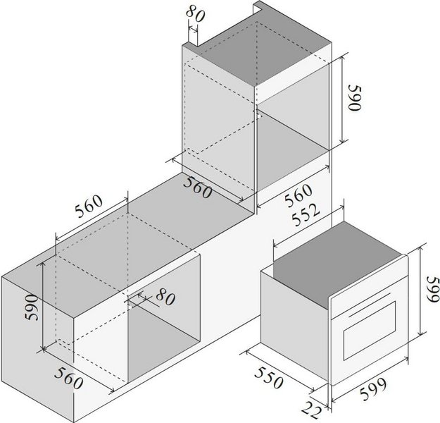 Духовой шкаф Ilve OV601GTPY/BK (preview 3)