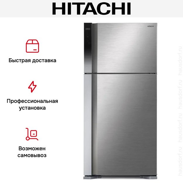 Холодильник Hitachi R-V 660 PUC7-1 BSL (preview 5)