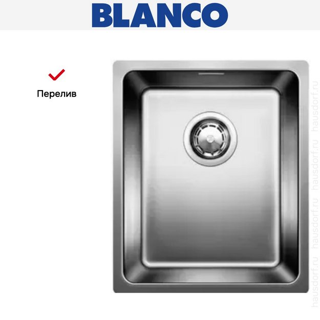 Мойка Blanco Andano 340-IF нержавеющая сталь (preview 6)