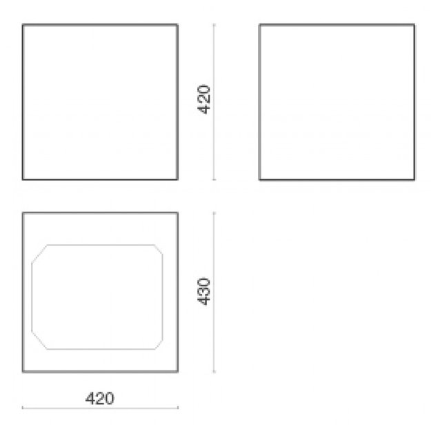 Вытяжка Falmec Rubik 43 (450) (с системой E.ion) ECP white (фото 3) Вытяжка Falmec Rubik 43 (450) (с системой E.ion) ECP white (preview 3)