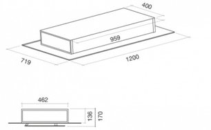 Встраиваемая вытяжка Фалмек Aura 120 White фото 3 в Краснодаре Встраиваемая вытяжка Falmec Aura 120 White фото 3 в Краснодаре