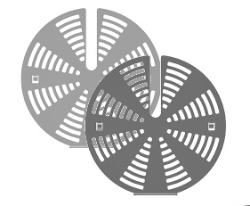 Комплект для уменьшения скорости воздушного потока вентилятора (2 шт.) Smeg 3927 фото 2 в Краснодаре