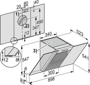 Вытяжка Миле DA 6096 W OBSW с витрины, новая (без коробки) фото 3 в Краснодаре Вытяжка Miele DA 6096 W OBSW с витрины, новая (без коробки) фото 3 в Краснодаре