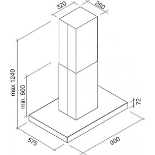 Вытяжка Фалмек Blade isola 90 ix (800) stec white фото 4 в Краснодаре Вытяжка Falmec Blade isola 90 ix (800) stec white фото 4 в Краснодаре