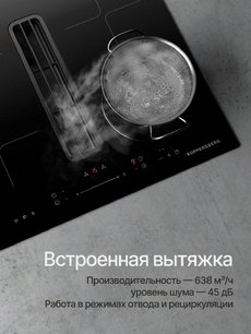 Индукционная варочная панель с вытяжкой Kuppersberg IHI 690 фото 3 в Краснодаре