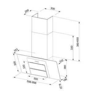 Вытяжка Фабер NORTHIA EG8+ BK A60 фото 2 в Краснодаре Вытяжка Faber NORTHIA EG8+ BK A60 фото 2 в Краснодаре