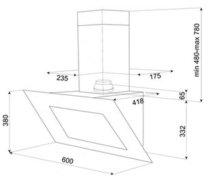 Вытяжка Тека DVT 60 HP WHITE фото 2 в Краснодаре Вытяжка Teka DVT 60 HP WHITE фото 2 в Краснодаре