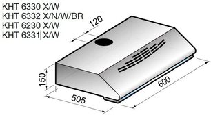 Вытяжка Кертинг KHT 6230 W фото 2 в Краснодаре Вытяжка Korting KHT 6230 W фото 2 в Краснодаре