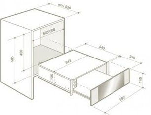 Подогреватель Де Дитрих DWD 1194 GX фото 2 в Краснодаре Подогреватель De Dietrich DWD 1194 GX фото 2 в Краснодаре