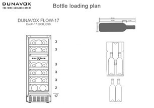 Встраиваемый винный шкаф Дунавокс DAUF-17.58DC фото в Краснодаре Встраиваемый винный шкаф Dunavox DAUF-17.58DC фото в Краснодаре