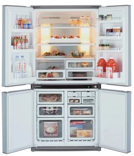 Холодильник Шарп SJ-F95STSL фото 2 в Краснодаре Холодильник Sharp SJ-F95STSL фото 2 в Краснодаре