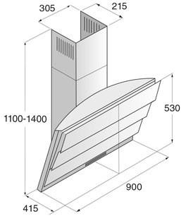 Вытяжка Аско CW4924 B фото 4 в Краснодаре Вытяжка Asko CW4924 B фото 4 в Краснодаре