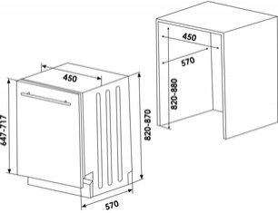 Встраиваемая посудомоечная машина Шауб Лоренц SLG VI4210 фото 2 в Краснодаре Встраиваемая посудомоечная машина Schaub Lorenz SLG VI4210 фото 2 в Краснодаре
