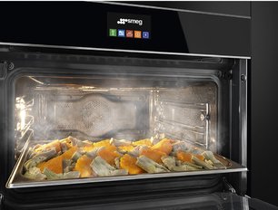 Духовой шкаф комбинированный с пароваркой Смег SF4604PVCNX1 фото 2 в Краснодаре Духовой шкаф комбинированный с пароваркой Smeg SF4604PVCNX1 фото 2 в Краснодаре