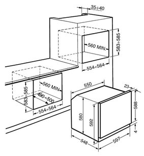 Духовой шкаф Смег SFP120S фото 2 в Краснодаре Духовой шкаф Smeg SFP120S фото 2 в Краснодаре